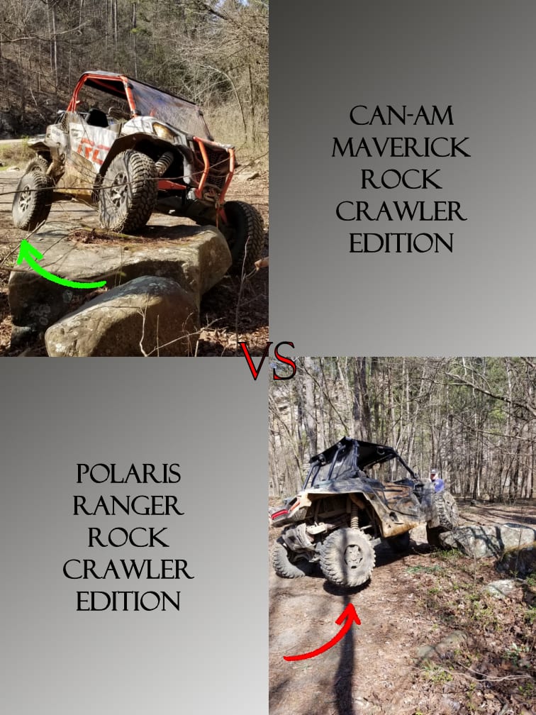 canam vs polaris rock crawlers